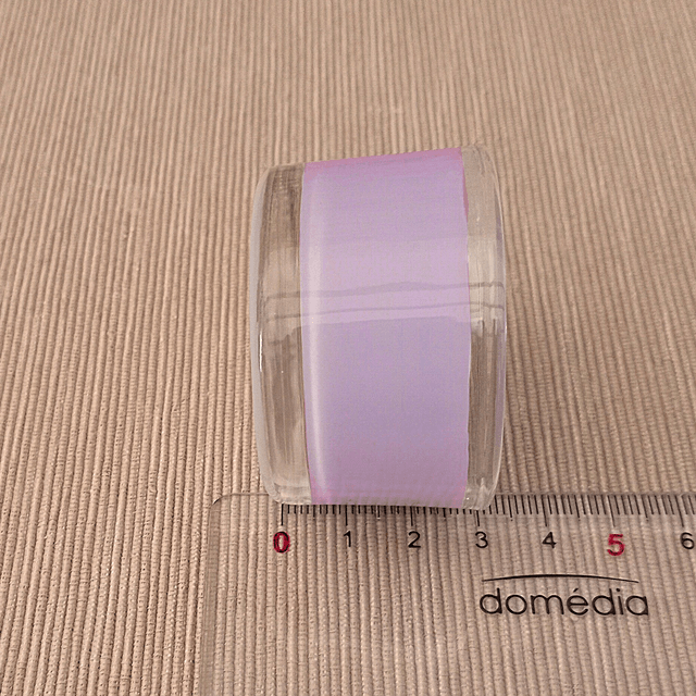 A cute little Lulu Lavender Soy Wax and Lavender votive candle in glass