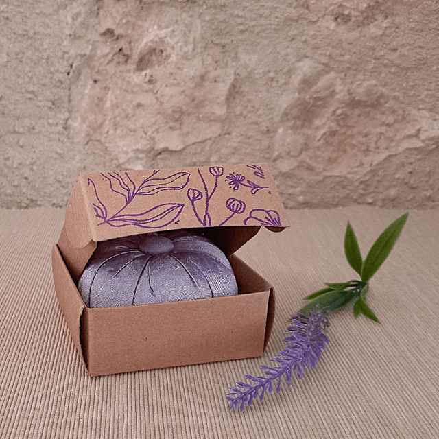 Pure Silk Lavender Sachet made with Light Lavender Dupion Silk